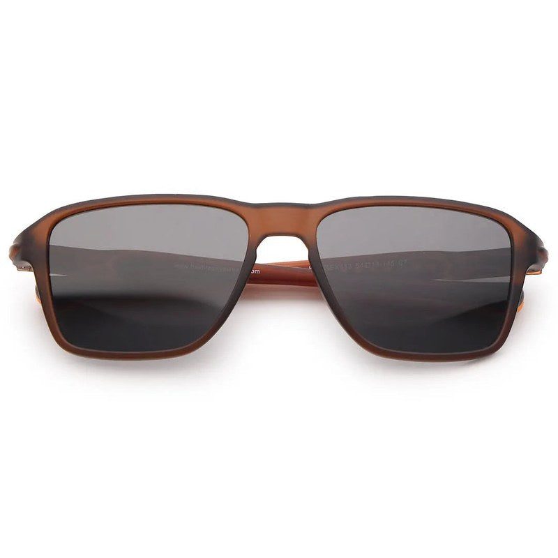 Rift Brown Large Full Rim Rectangle Sports Sunglasses for Men & Women — Hashtag Eyewears