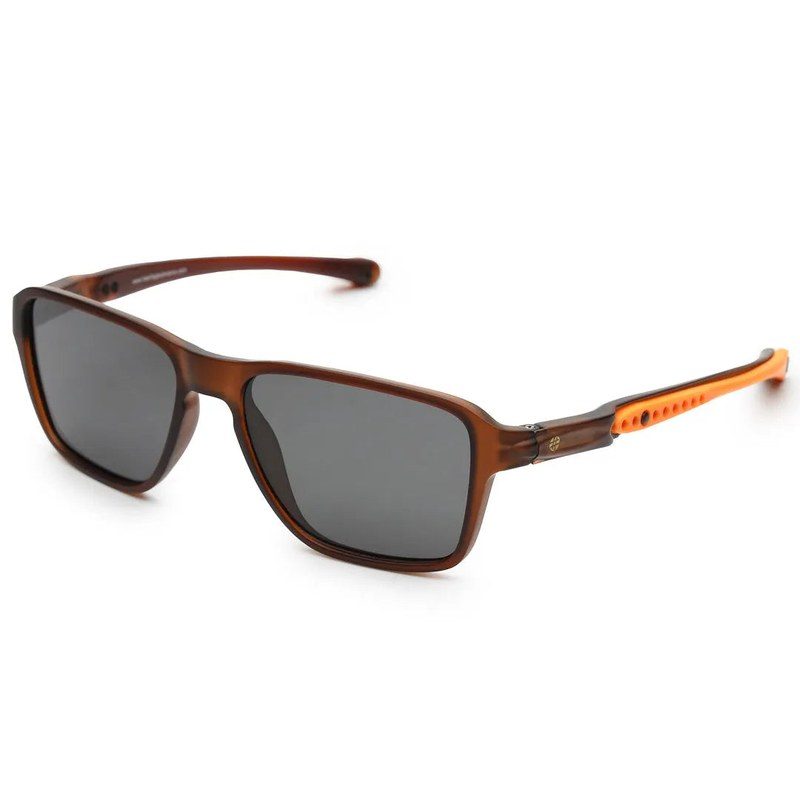 Rift Brown Large Full Rim Rectangle Sports Sunglasses for Men & Women — Hashtag Eyewears