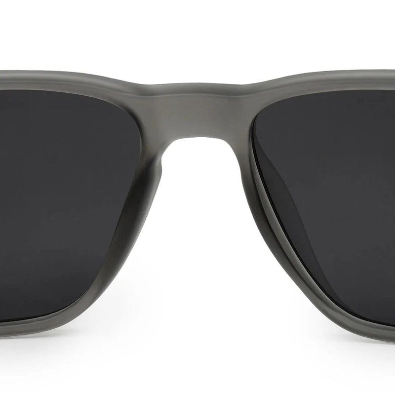 Rift Grey Large Full Rim Rectangle Sports Sunglasses for Men & Women — Hashtag Eyewears
