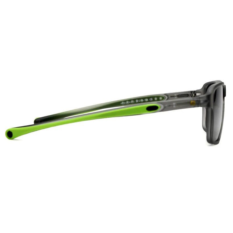 Rift Grey Large Full Rim Rectangle Sports Sunglasses for Men & Women — Hashtag Eyewears