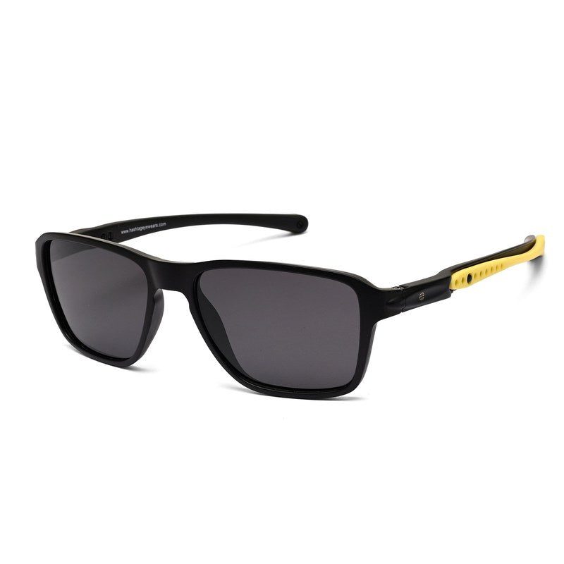 Rift Yellow Large Full Rim RECTANGLE Sports for Men & Women — Hashtag Eyewears