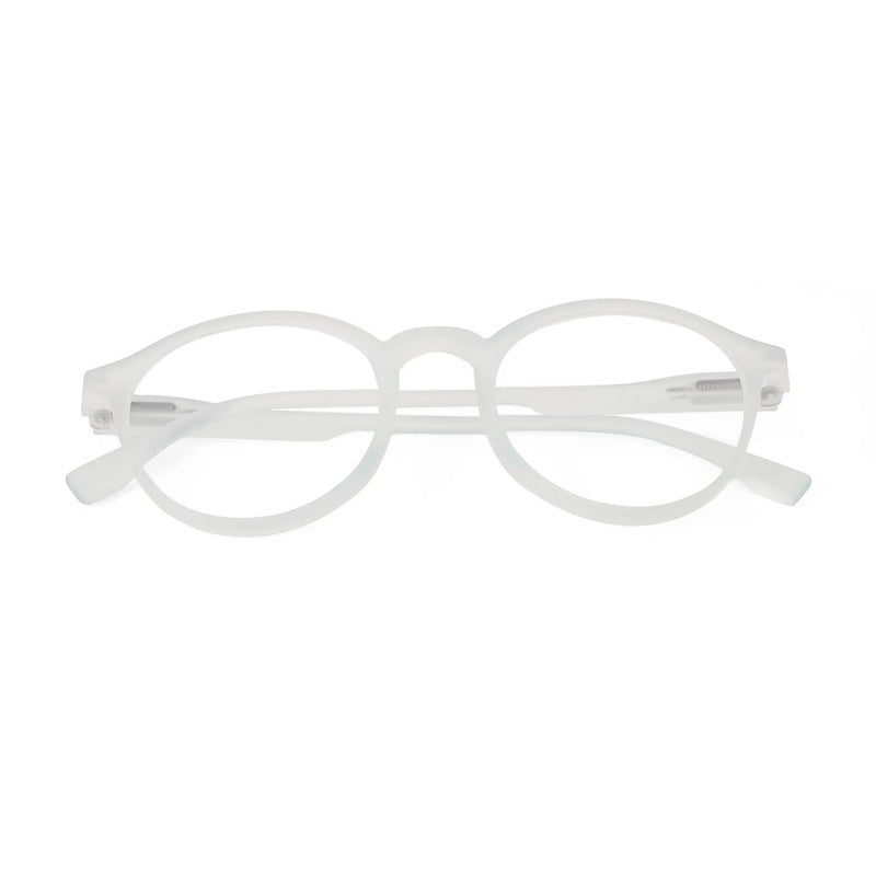 Screenzy Sky Blue Medium Full Rim Round Computer Glasses for Men & Women — Hashtag Eyewears