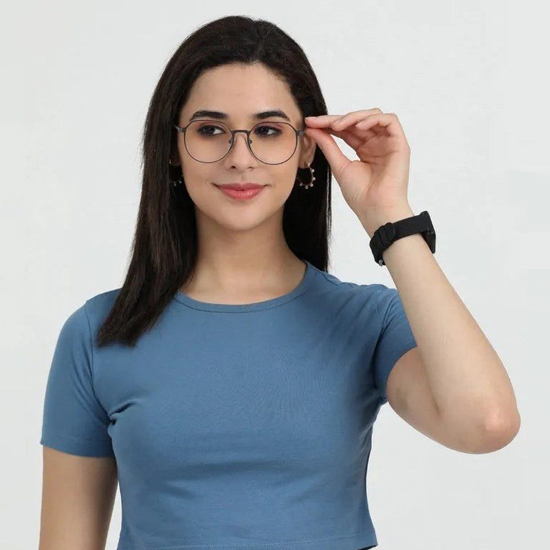 Seraph Grey Medium Full Rim Oval Clip-on for Men & Women — Hashtag Eyewears