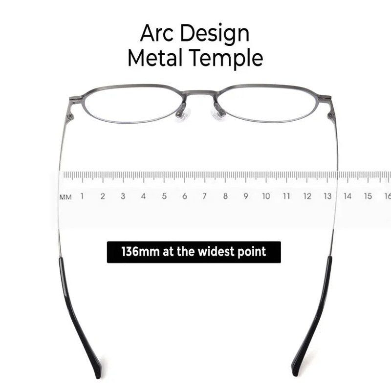 Seraph Grey Medium Full Rim Oval Clip-on for Men & Women — Hashtag Eyewears