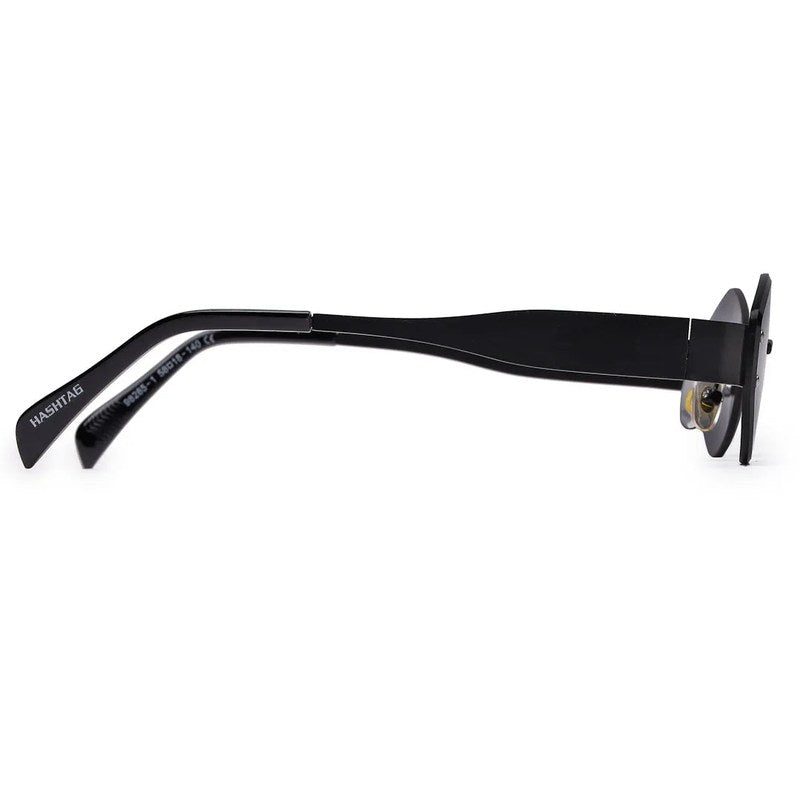 SEVA Black Medium Rim Less Diamond with Lock Side Hinges Sunglasses for Men & Women — Hashtag Eyewears