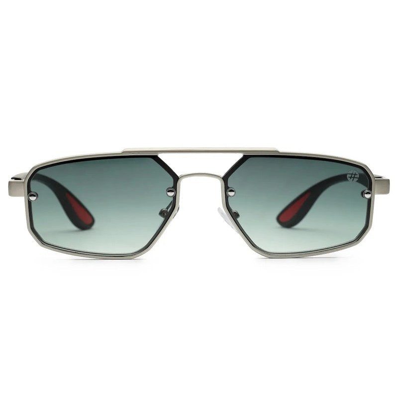 Shadron Green Medium Full Rim Rectangle Sunglasses for Men β Hashtag Eyewears