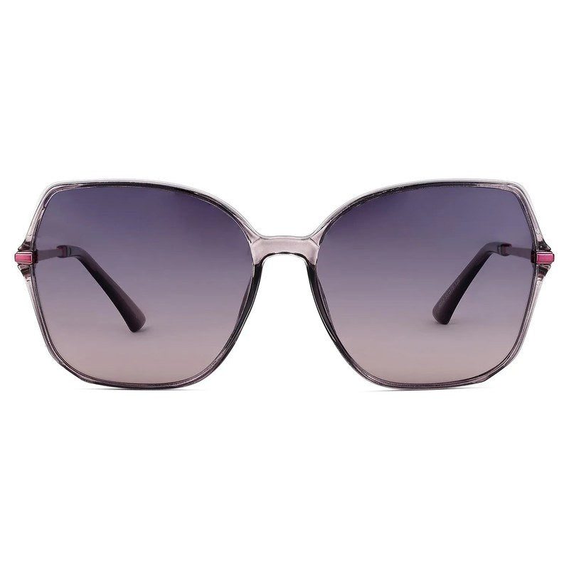 Sireon Purple Large Full Rim Square Sunglasses for Women — Hashtag Eyewears