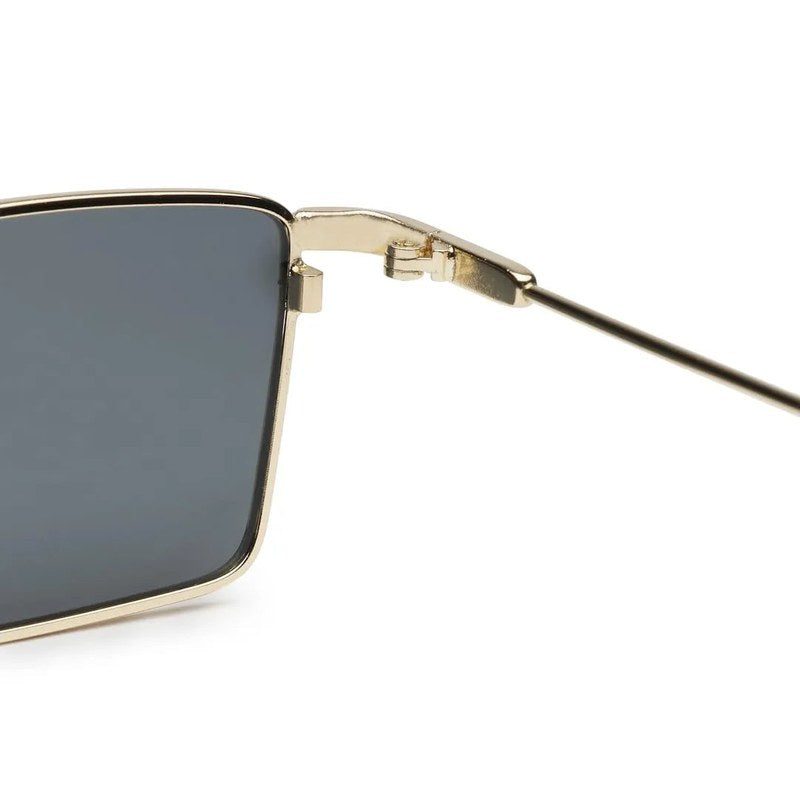 Skyfall Golden Medium Full Rim Rectangle Sunglasses for Men & Women — Hashtag Eyewears