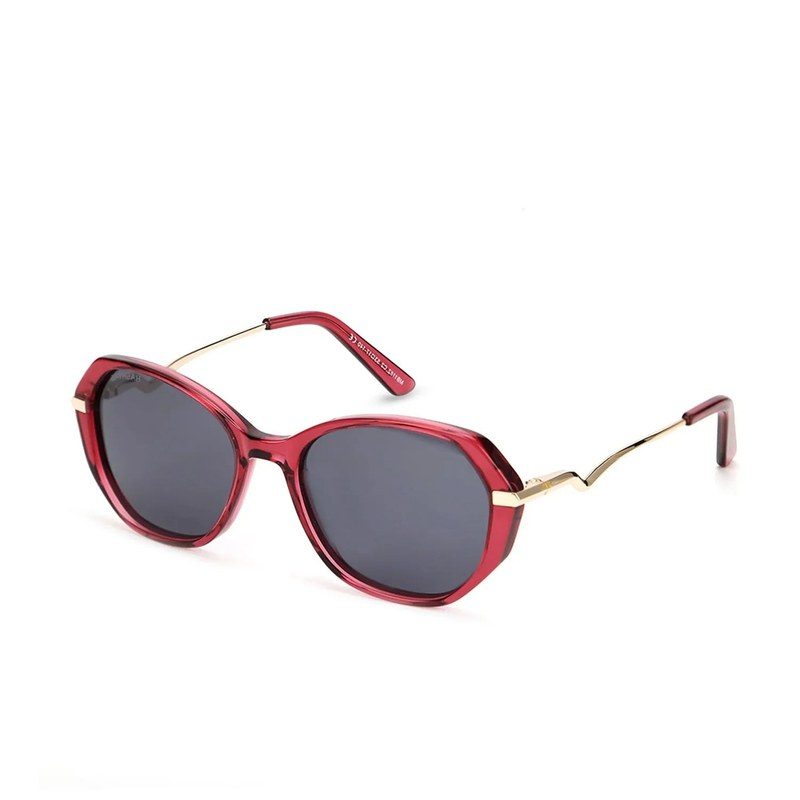 SNOB Transparent Purple Medium Full Rim Oval Sunglasses for Women — Hashtag Eyewears