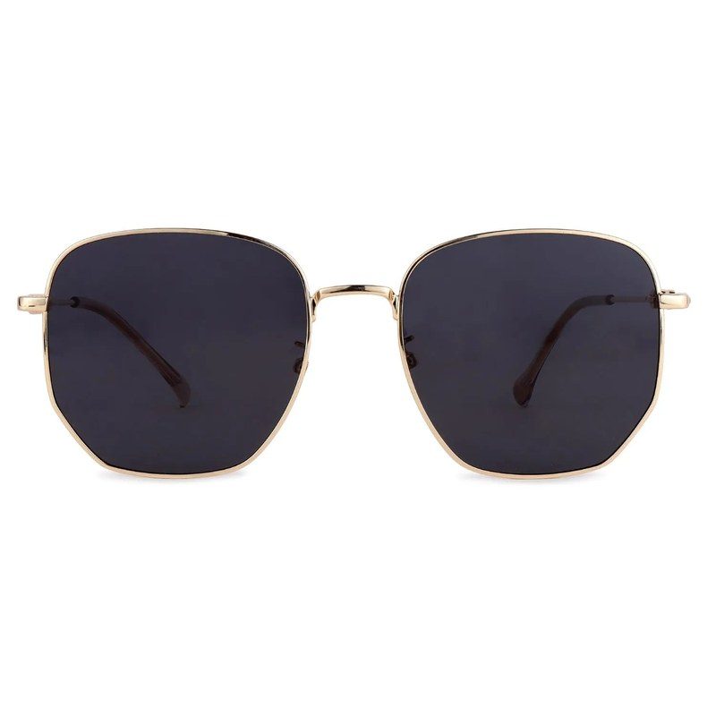 Solarion Golden Large Full Rim Square Sunglasses for Men & Women — Hashtag Eyewears