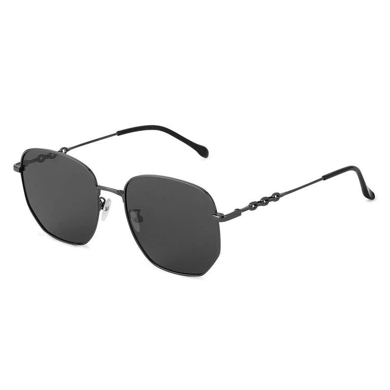 Solarion Grey Large Full Rim Square Sunglasses for Men & Women — Hashtag Eyewears