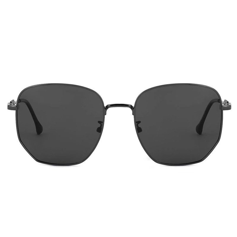 Solarion Grey Large Full Rim Square Sunglasses for Men & Women — Hashtag Eyewears