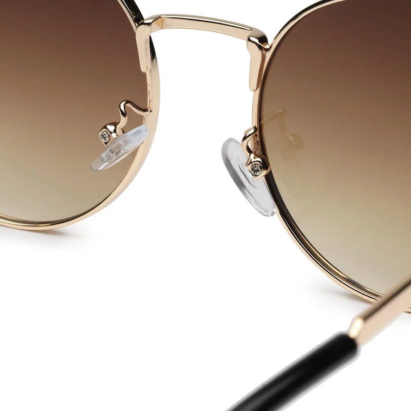 Solyra Brown Medium Full Rim Oval Sunglasses for Men — Hashtag Eyewears