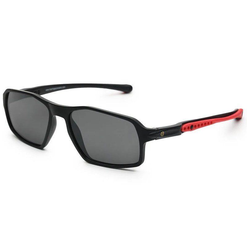 Sparks Black Large Full Rim Rectangle Sports Sunglasses for Men & Women — Hashtag Eyewears