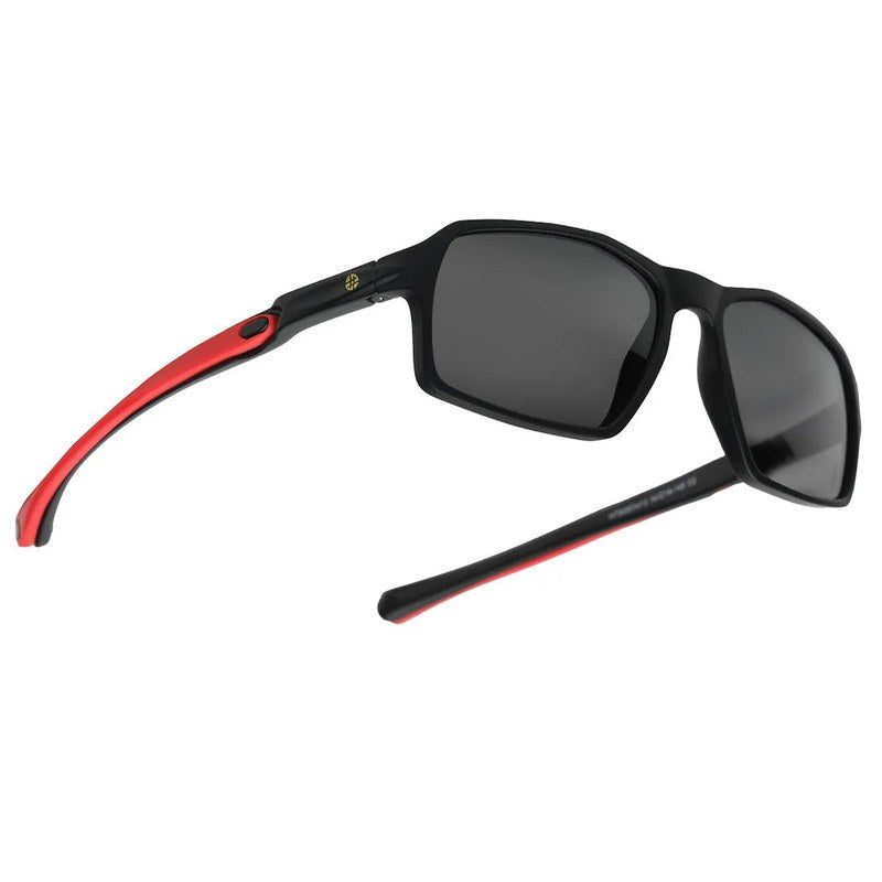 Sparks Black Large Full Rim Rectangle Sports Sunglasses for Men & Women — Hashtag Eyewears
