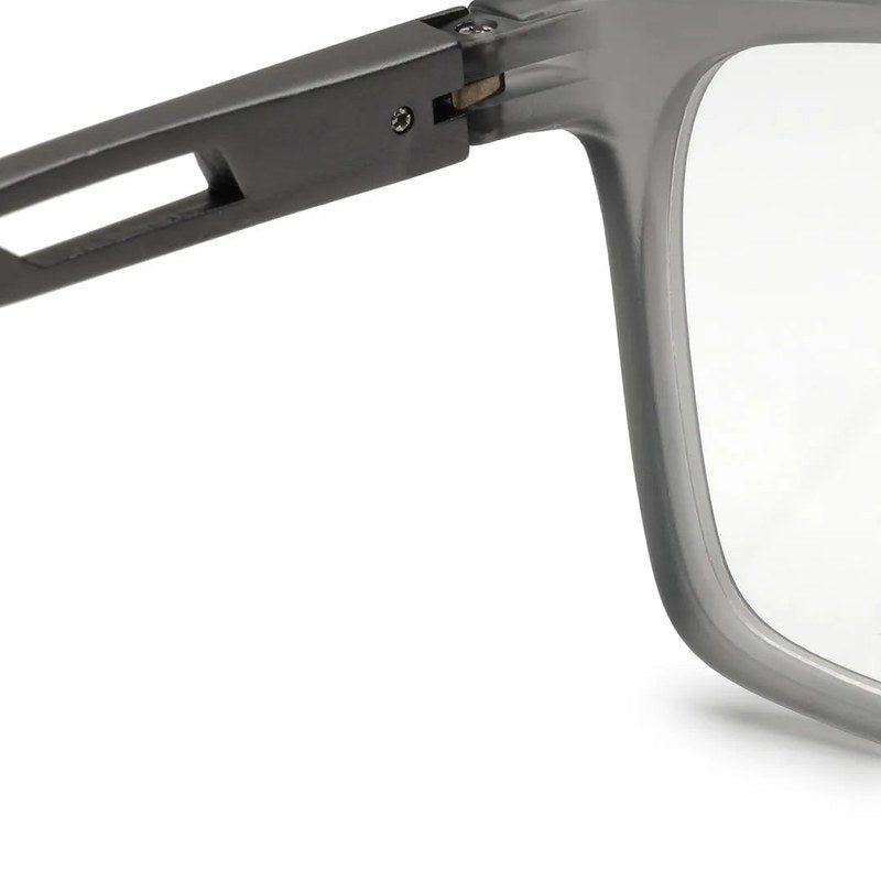Sporty Grey Medium Full Rim Square Eyeglasses for Men & Women — Hashtag Eyewears