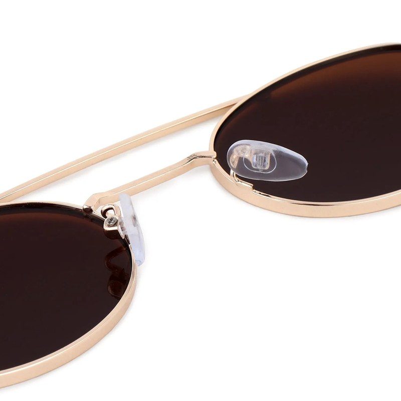Stralium Brown Large Full Rim Oval Sunglasses for Women — Hashtag Eyewears