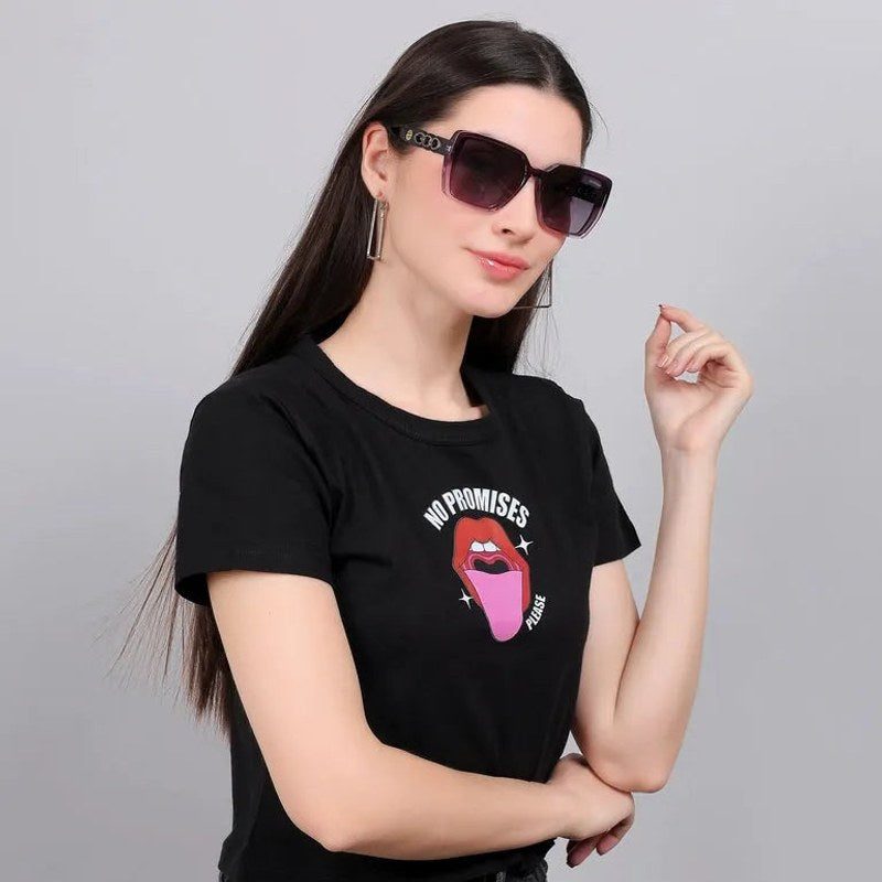 Summit Gradient Purple Large Full Rim Square Sunglasses for Women — Hashtag Eyewears
