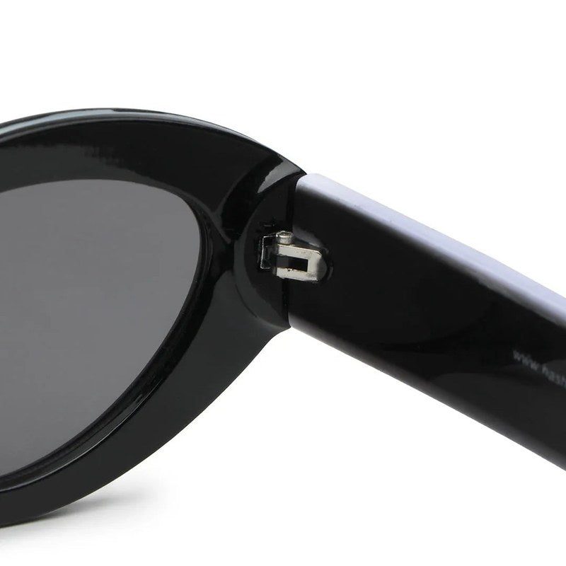 Sunshades Black & White Medium Full Rim Cateye Sunglasses for Men & Women — Hashtag Eyewears