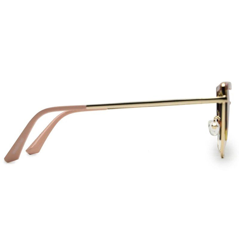 Swit Pink, Hawana & Golden Large Full Rim Cateye Sunglasses for Women — Hashtag Eyewears