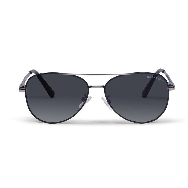 Tessera Gradient Blue Medium Full Rim Aviator Sunglasses for Men & Women — Hashtag Eyewears