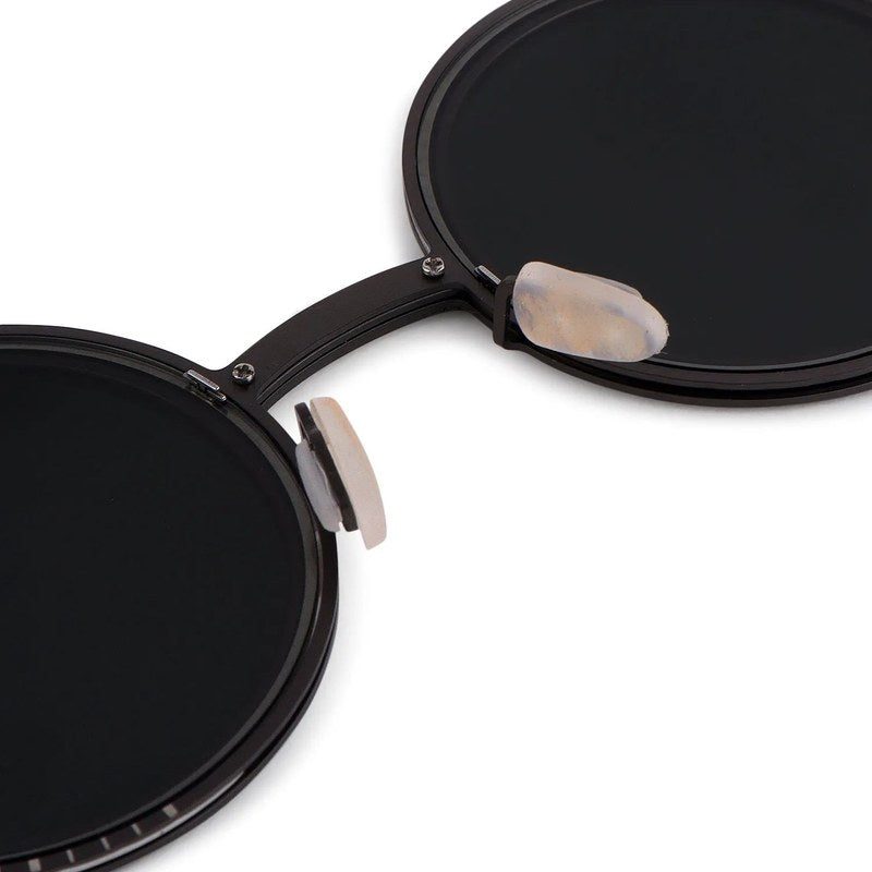 Tint Grey Medium Full Rim Round Sunglasses for Men & Women — Hashtag Eyewears