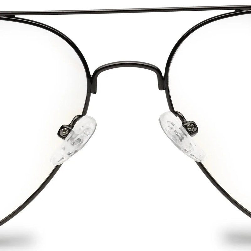 Tricorn Gun-Grey Medium Full Rim Aviator with Lock Side Hinges Turban Eyeglasses for Men — Hashtag Eyewears