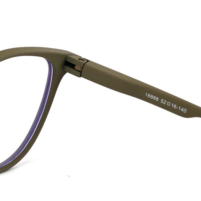 TruBlu Dark Green Medium Full Rim CATEYE Computer Glasses for Men & Women — Hashtag Eyewears