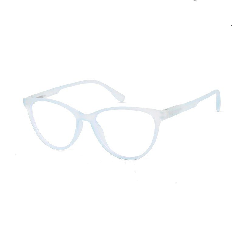 TruBlu Sky Blue Medium Full Rim CATEYE Computer Glasses for Men & Women — Hashtag Eyewears
