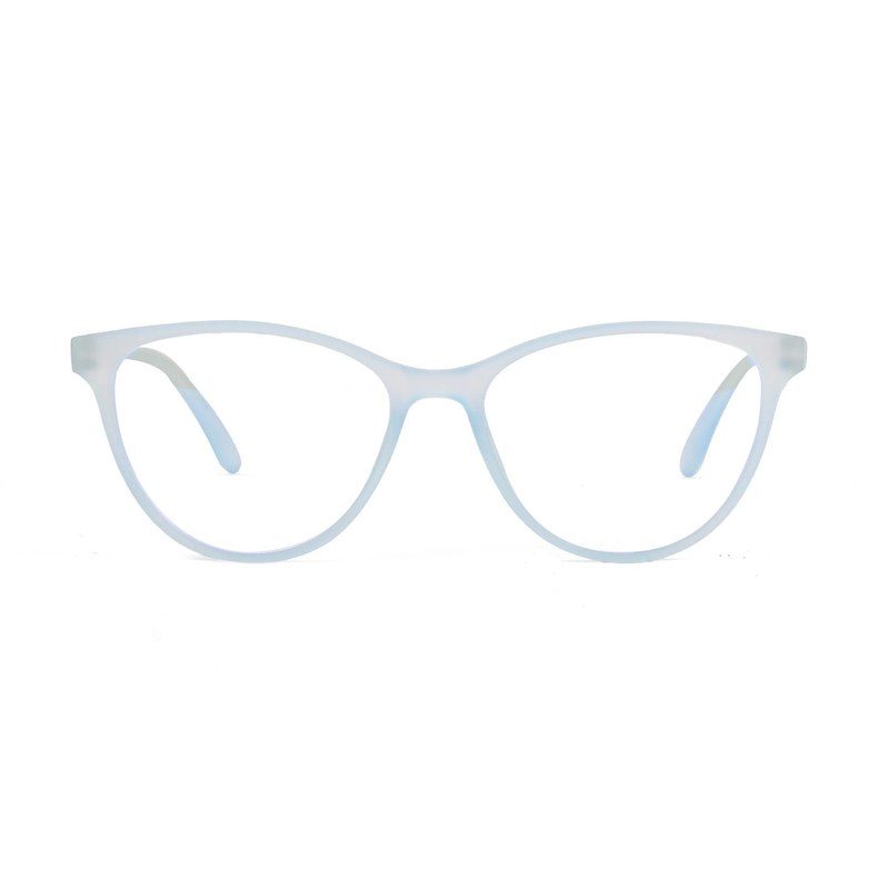 TruBlu Sky Blue Medium Full Rim CATEYE Computer Glasses for Men & Women — Hashtag Eyewears