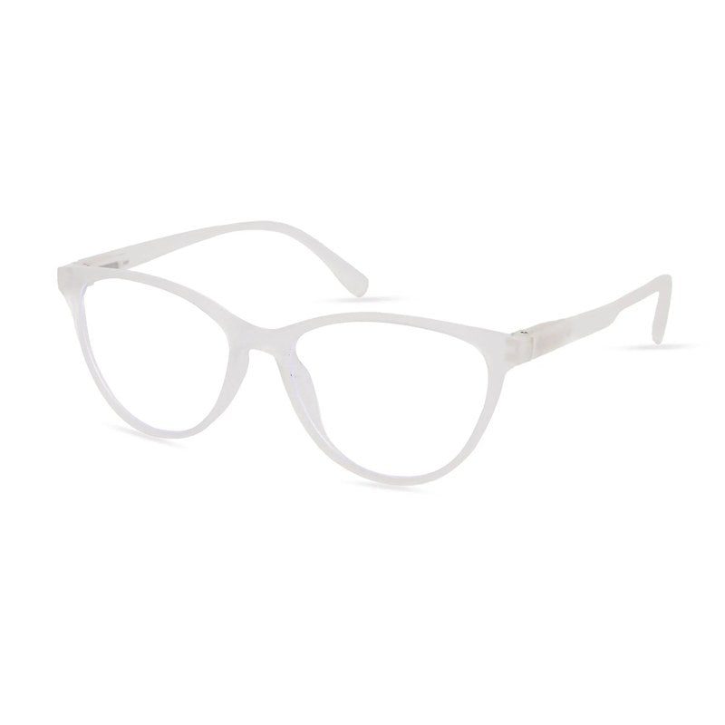 TruBlu Transparent Medium Full Rim CATEYE Computer Glasses for Men & Women — Hashtag Eyewears