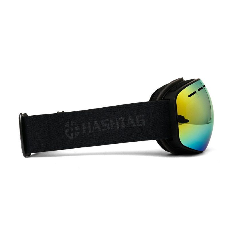 Turbo Black Large Full Rim Visor sports Sunglasses for Men & Women — Hashtag Eyewears