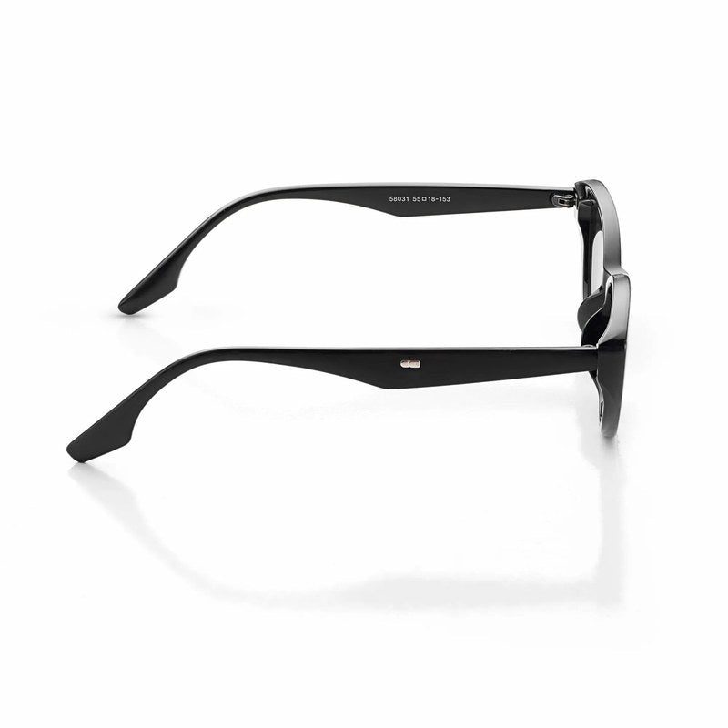 Ultravox Transparent-Black Medium Full Rim Cat-Eye Sunglasses for Women HASHTAG X WHITECHERRY — Hashtag Eyewears
