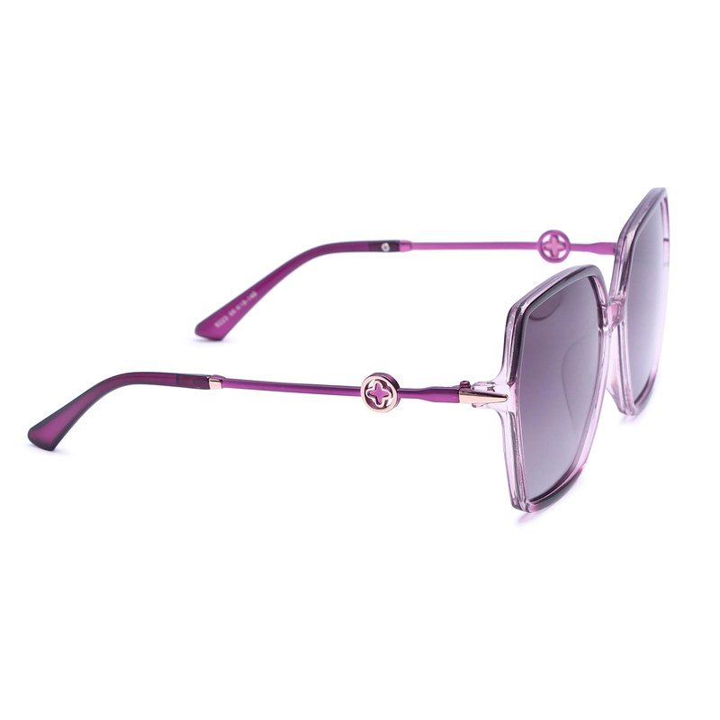 Ulyra Gradient Purple Large Full Rim Square Sunglasses for Women — Hashtag Eyewears