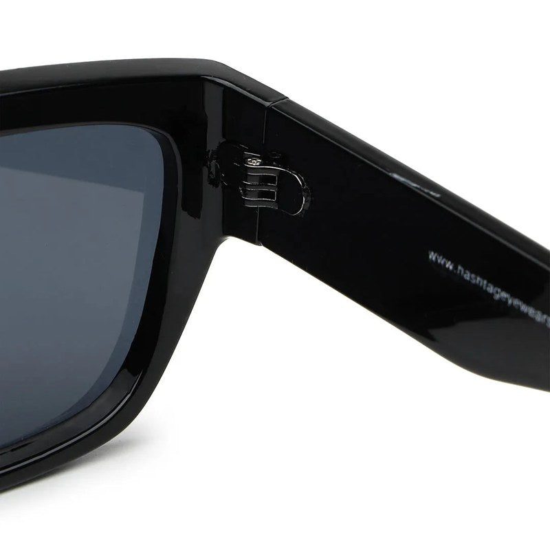 Umbra Black/Gold Medium Full Rim Rectangle Sunglasses for Men & Women — Hashtag Eyewears