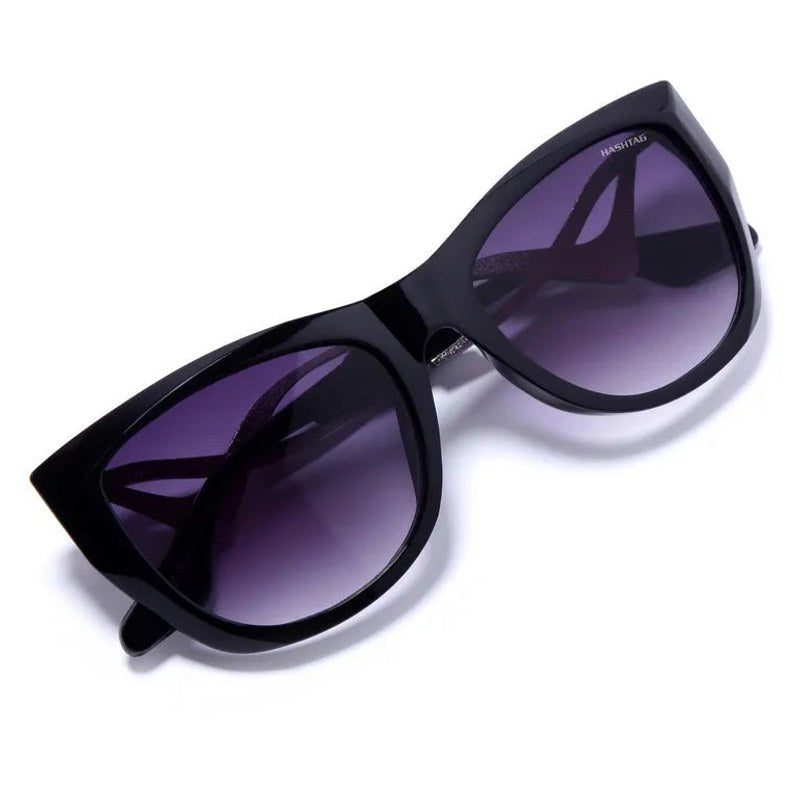 Vail Gradient Purple Medium Full Rim Shield Sunglasses for Women — Hashtag Eyewears