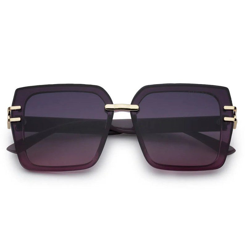 Valoria Purple Large Full Rim Square Sunglasses for Women — Hashtag Eyewears