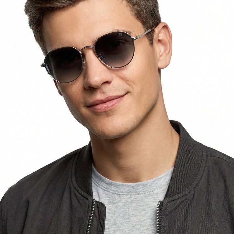 Veylara Gradient Green Medium Full Rim Oval Sunglasses for Men — Hashtag Eyewears