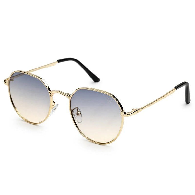 Veylara Gradient Grey & Brown Medium Full Rim Oval Sunglasses for Men — Hashtag Eyewears