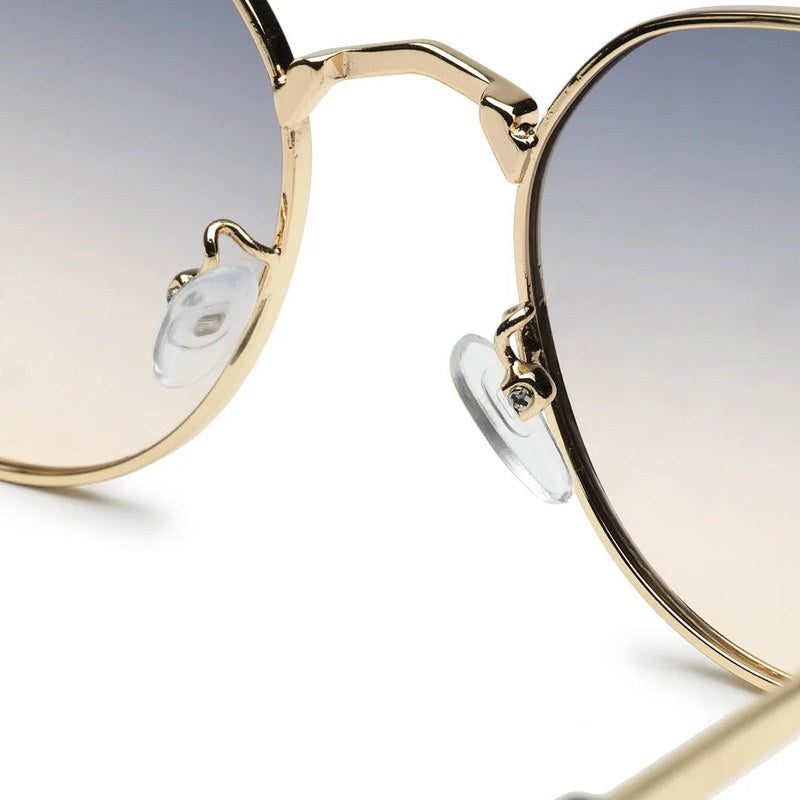 Veylara Gradient Grey & Brown Medium Full Rim Oval Sunglasses for Men — Hashtag Eyewears
