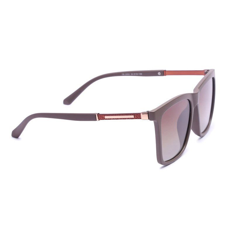 Virelia Brown Large Full Rim Square Sunglasses for Men & Women — Hashtag Eyewears