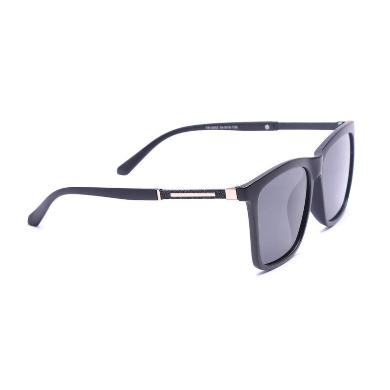 Virelia Matte Black Large Full Rim Square Sunglasses for Men & Women — Hashtag Eyewears