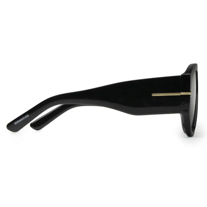 Vista Black Medium Full Rim Aviator Sunglasses for Men & Women — Hashtag Eyewears