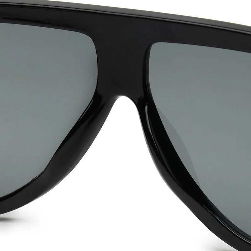 Vista Black Medium Full Rim Aviator Sunglasses for Men & Women — Hashtag Eyewears
