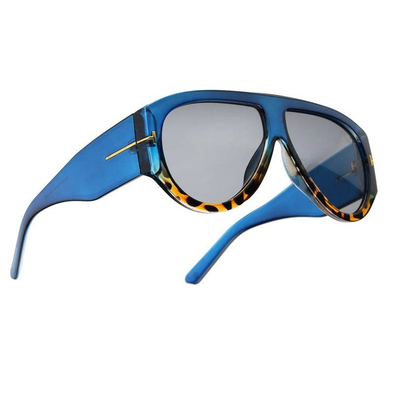 Vista Blue Medium Full Rim Aviator Sunglasses for Men & Women — Hashtag Eyewears