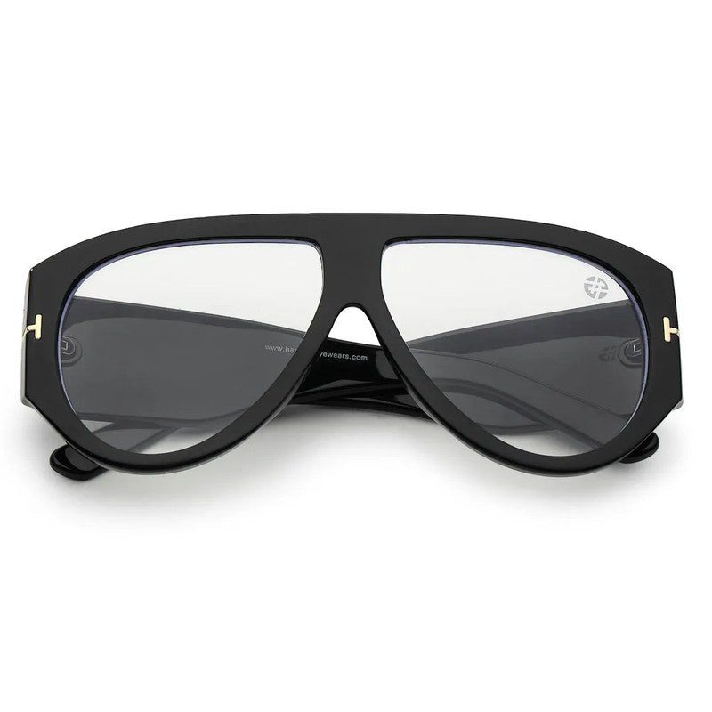 Vista Transparent Medium Full Rim Aviator Eyeglasses for Men & Women — Hashtag Eyewears