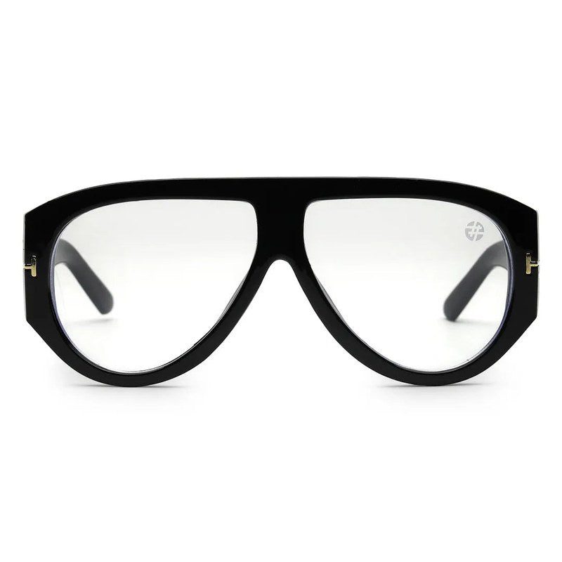 Vista Transparent Medium Full Rim Aviator Eyeglasses for Men & Women — Hashtag Eyewears