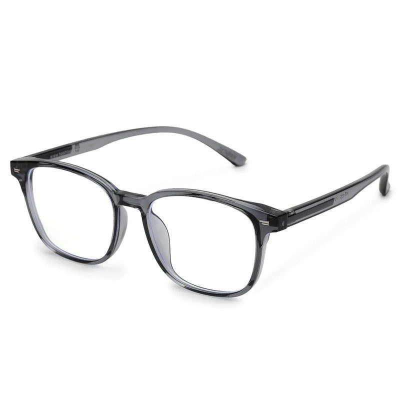Vortara Grey Medium Full Rim Wayfarer Computer Glasses for Men & Women — Hashtag Eyewears