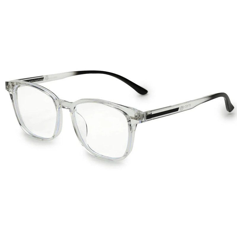 Vortara Tranparent Medium Full Rim Wayfarer Computer Glasses for Men & Women — Hashtag Eyewears