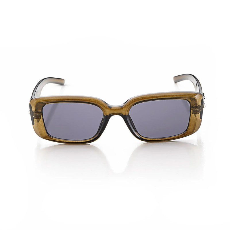Vynor Transparent-Green Medium Full Rim Square Sunglasses for Men & Women HASHTAG X WHITECHERRY — Hashtag Eyewears